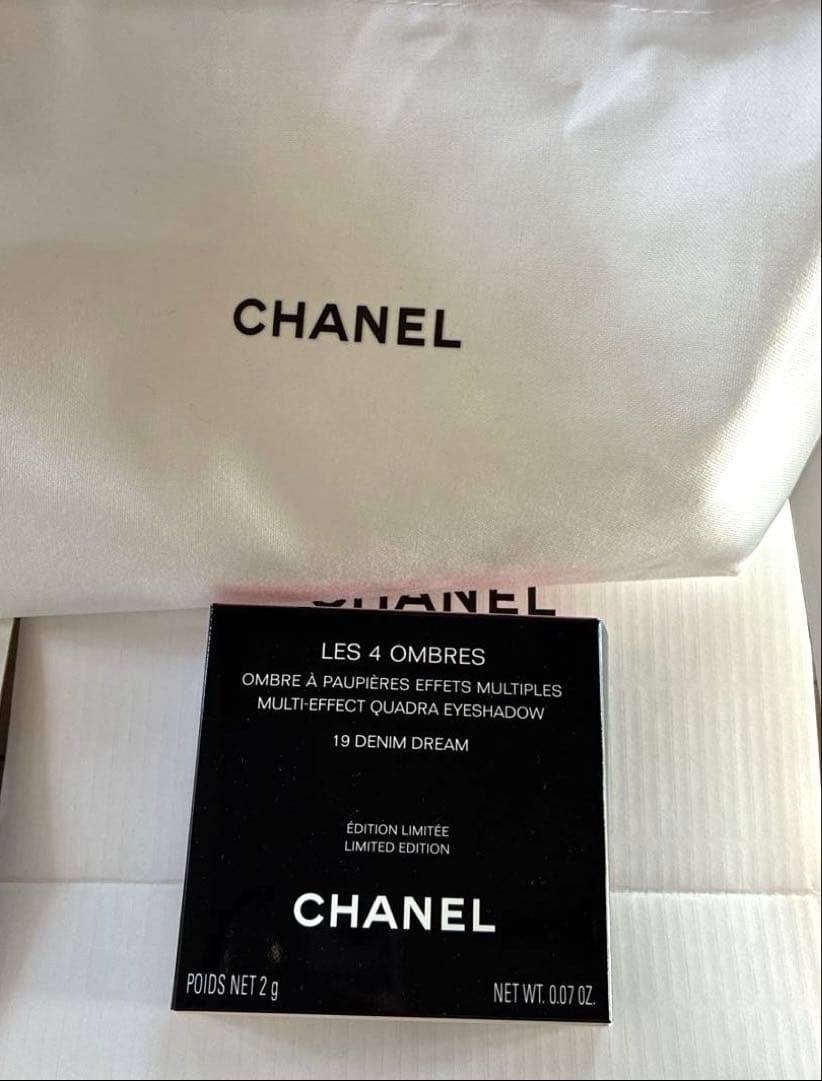 新品★CHANELレキャトルオンブルココジーンアイシャドウ19デニムドリーム