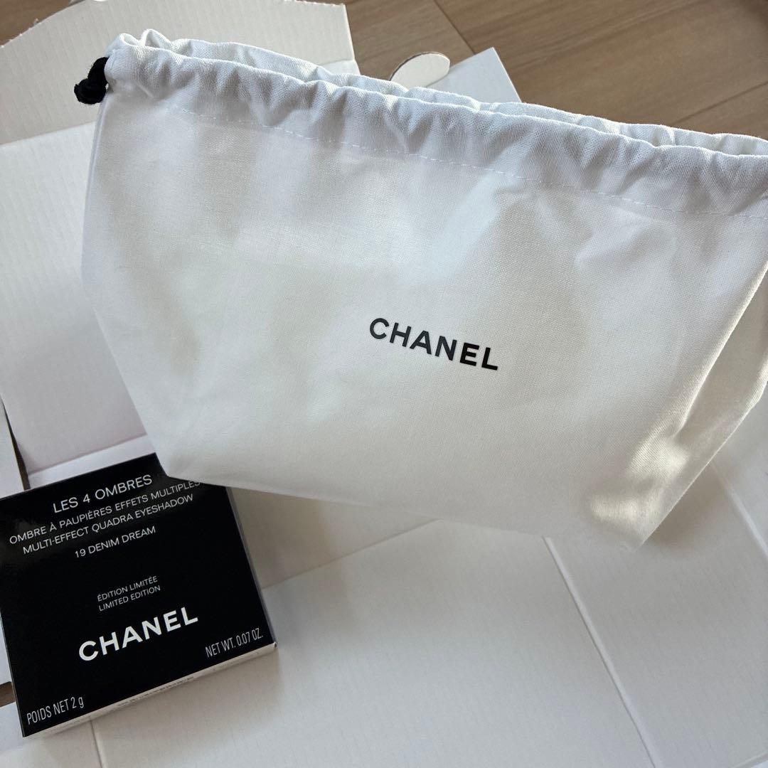 新品★CHANELレキャトルオンブルココジーンアイシャドウ19デニムドリーム