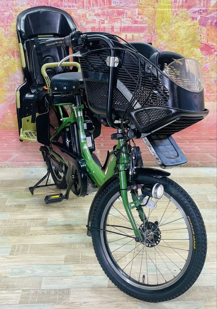 ZK3453 電動自転車 ヤマハ パスキス 子供乗せ 20インチ 送料無料