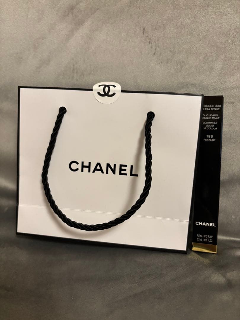 CHANEL LE ROUGE DUO 186 ピンクヌード