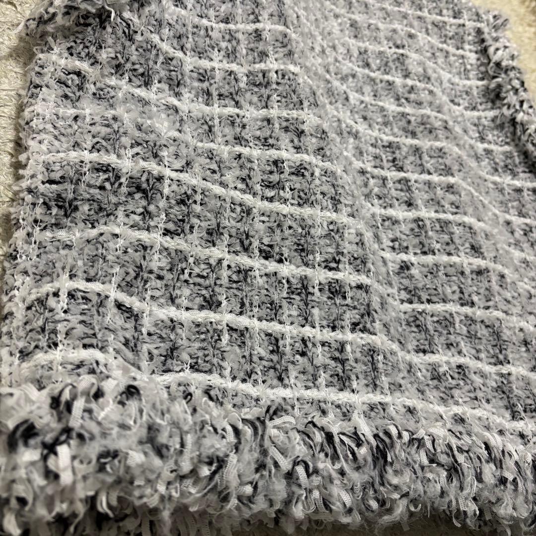 22AW ユナイテッドアローズ ミックスチェック ツイード ニットベスト ジレ