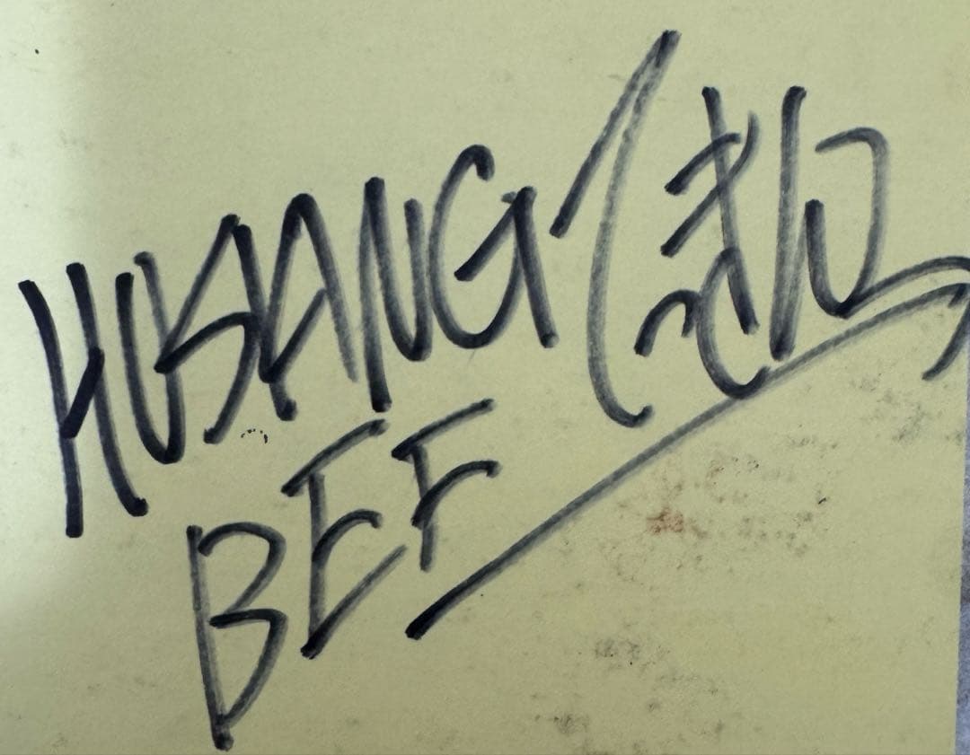 HUSKING BEE レコード　見本盤　サイン入り