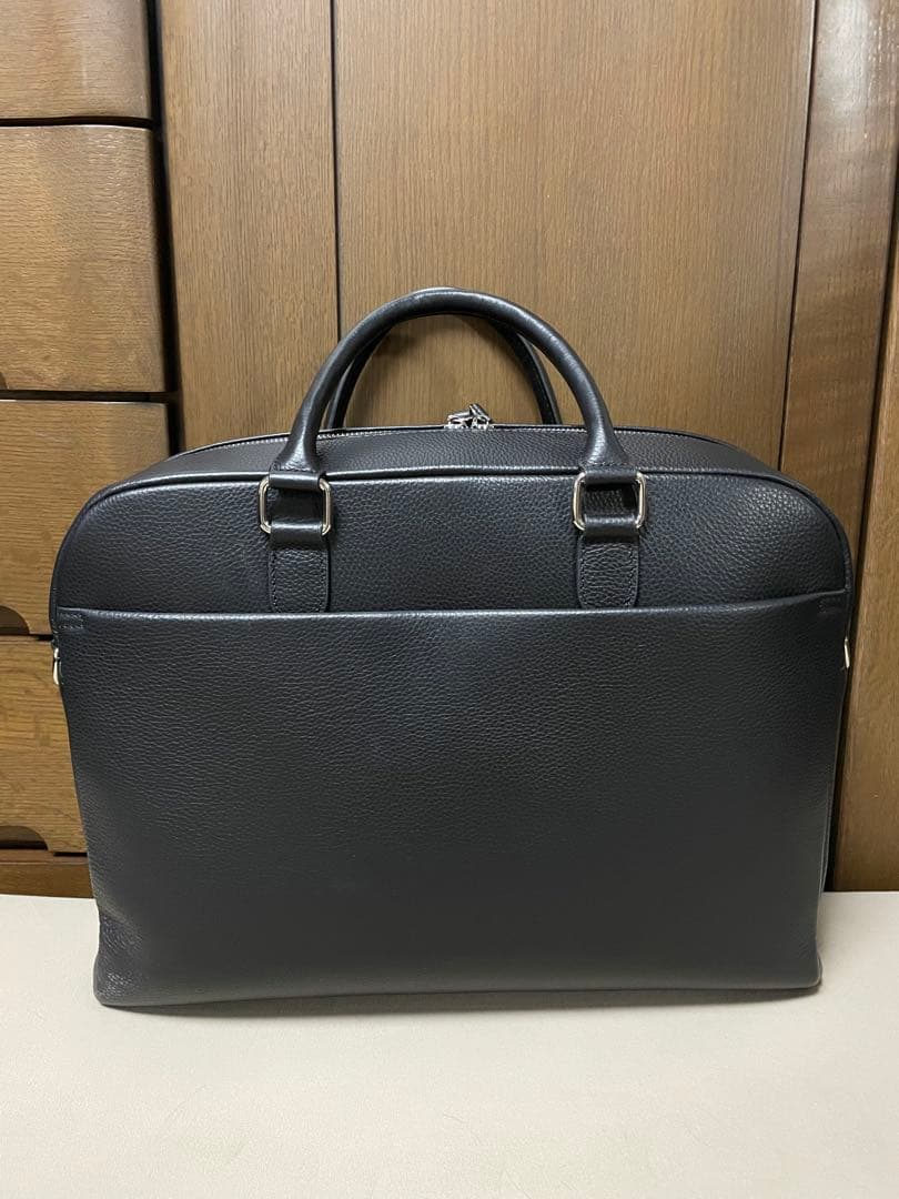 【超美品！！】メンズ 本革 ビジネスバッグ レザー 大容量 MURA