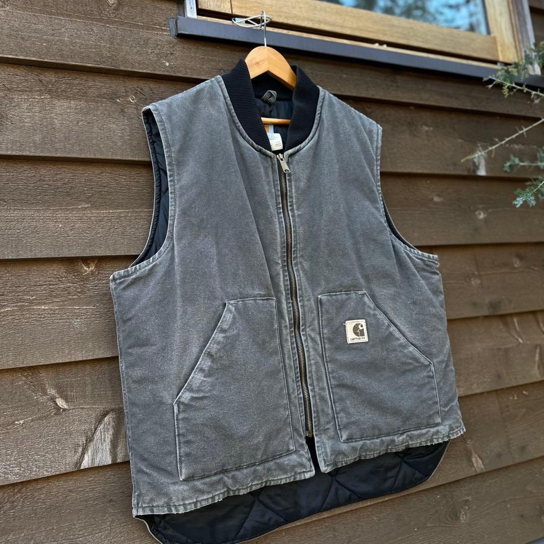 カーハート　Carhartt CMT ベスト　USA製　VO2