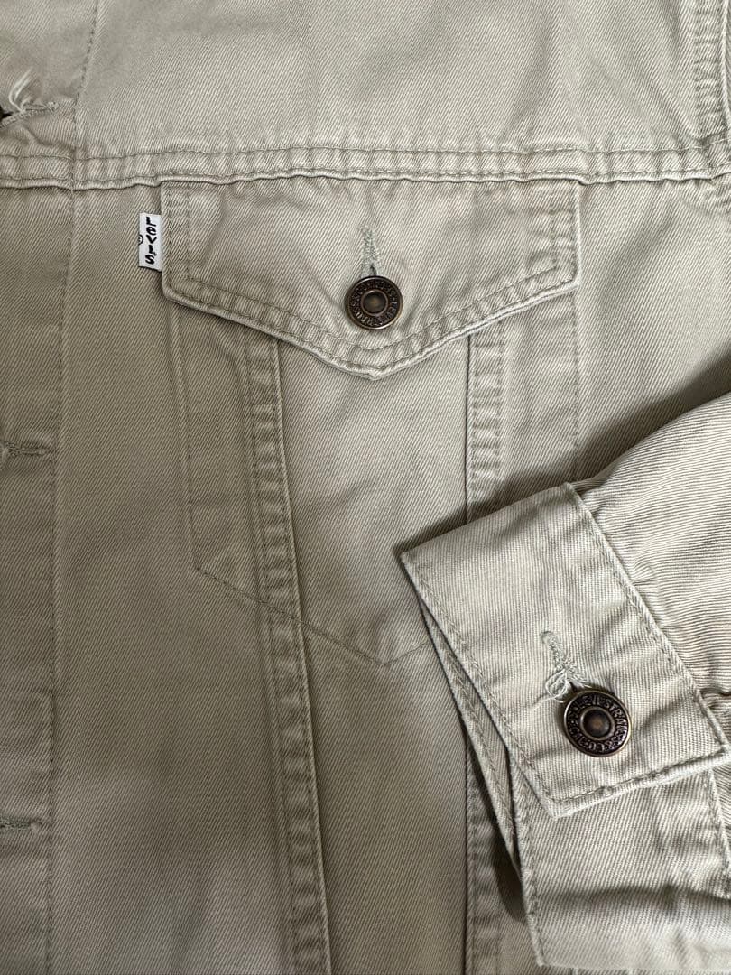 Levi's デニムジャケット 70503 XL ベージュ ユーロリーバイス
