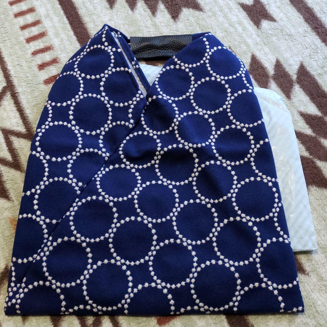 三島家具　ミナペルホネン　あずま袋　ネイビー