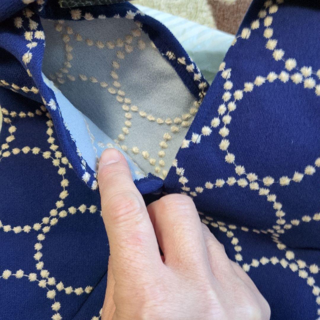 三島家具　ミナペルホネン　あずま袋　ネイビー