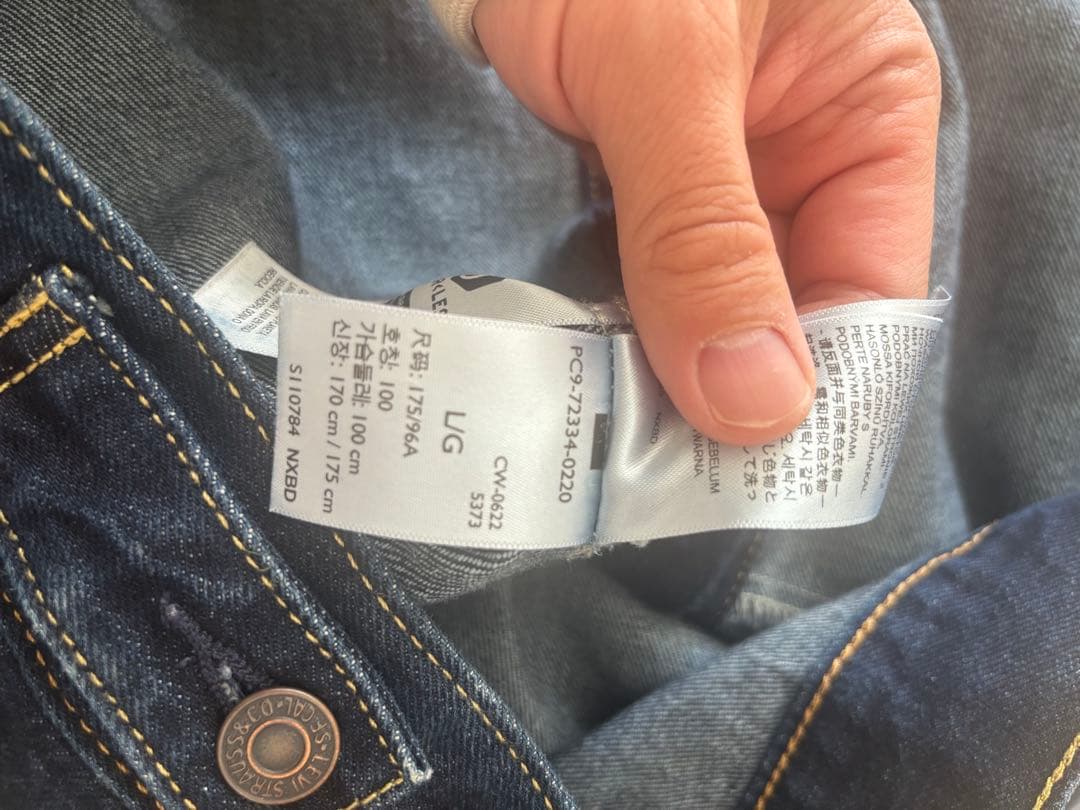Levi's ダークブルー サードタイプデニムジャケット