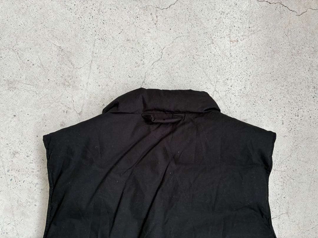 【MUJI LABO】高密度織り撥水ダウンベストL-XL ジャケット　ブラック