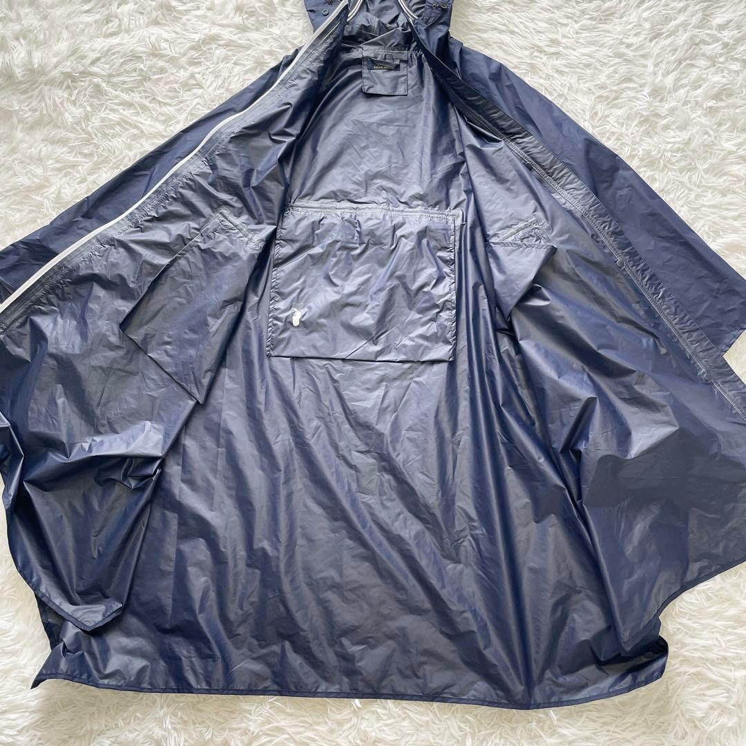 POLO RALPH LAUREN レインコート ポンチョ 撥水 紺 M・L