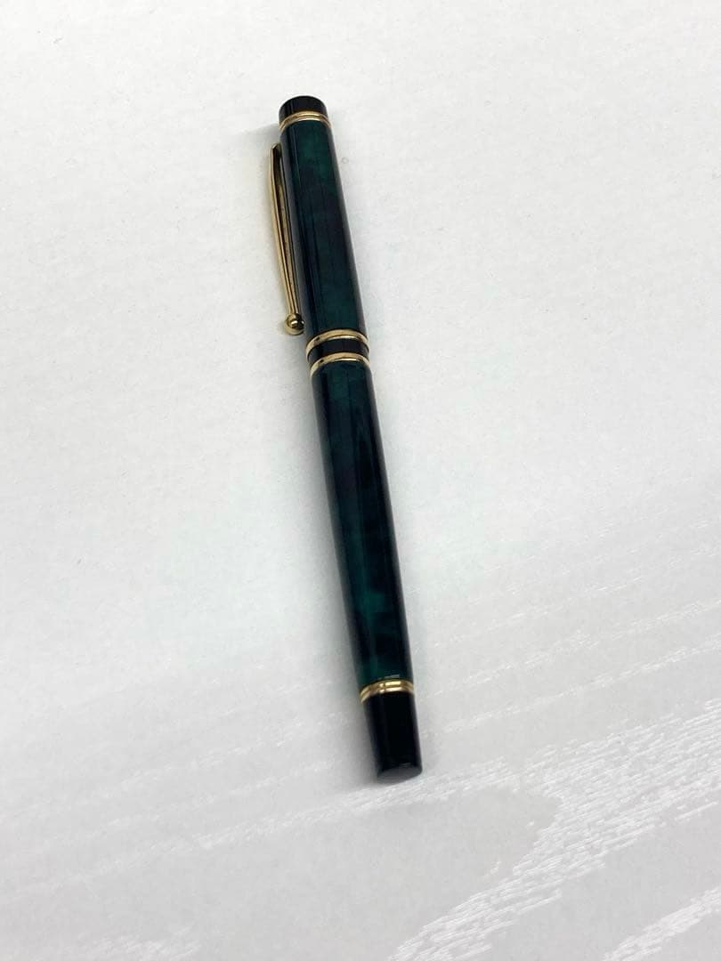 PILOT パイロット 万年筆 マーブルグリーン 14K 585 FM