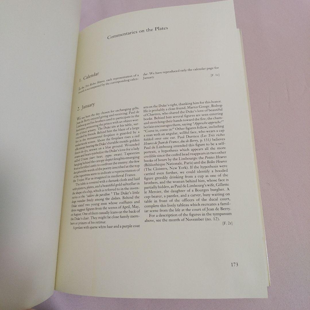 ベリー公のいとも豪華なる時祷書 英語 洋書
