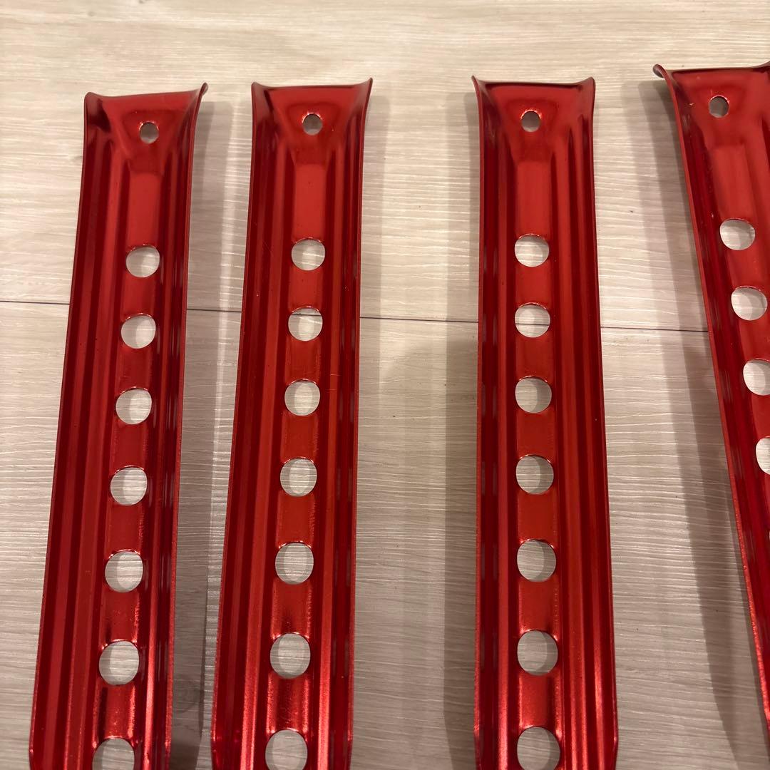 MSR レッドアルミペグ 10本セット