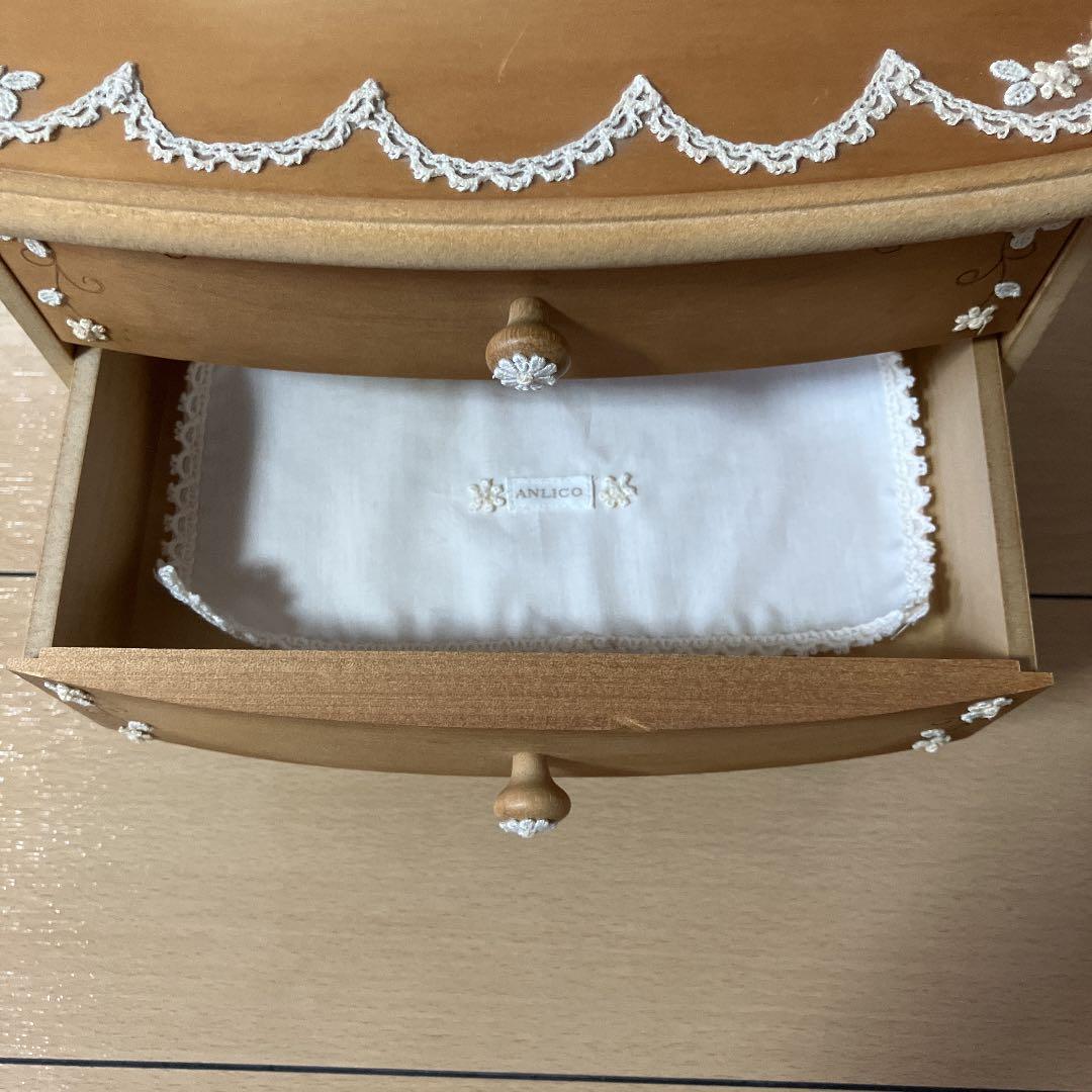 さえら　アンリコ　木製ケース　タンス　小物入れ