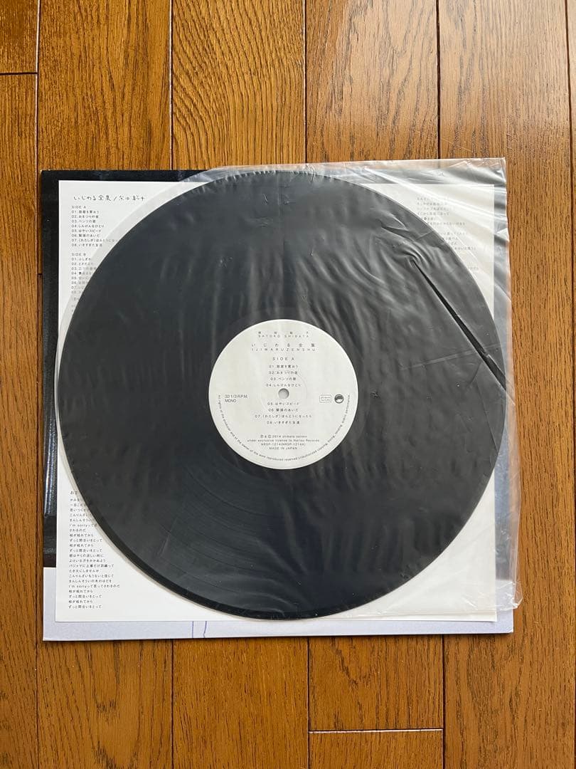 柴田聡子　いじわる全集　LP レコード