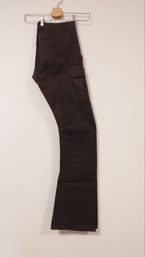 名品 ATTACHMENT バナナ ブーツカット カーゴパンツ アタッチメント