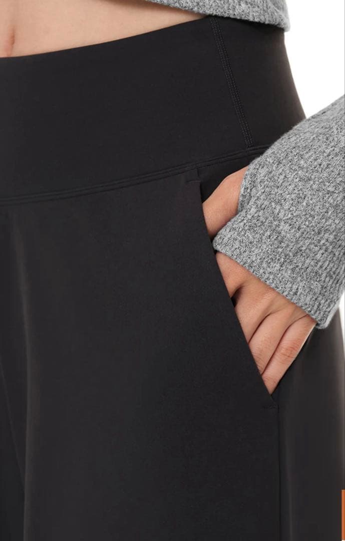 アンダール マキシワイドレギンス 裏起毛 S ロング