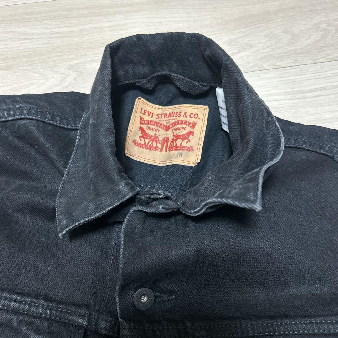 Levi's ブラック デニムジャケット M