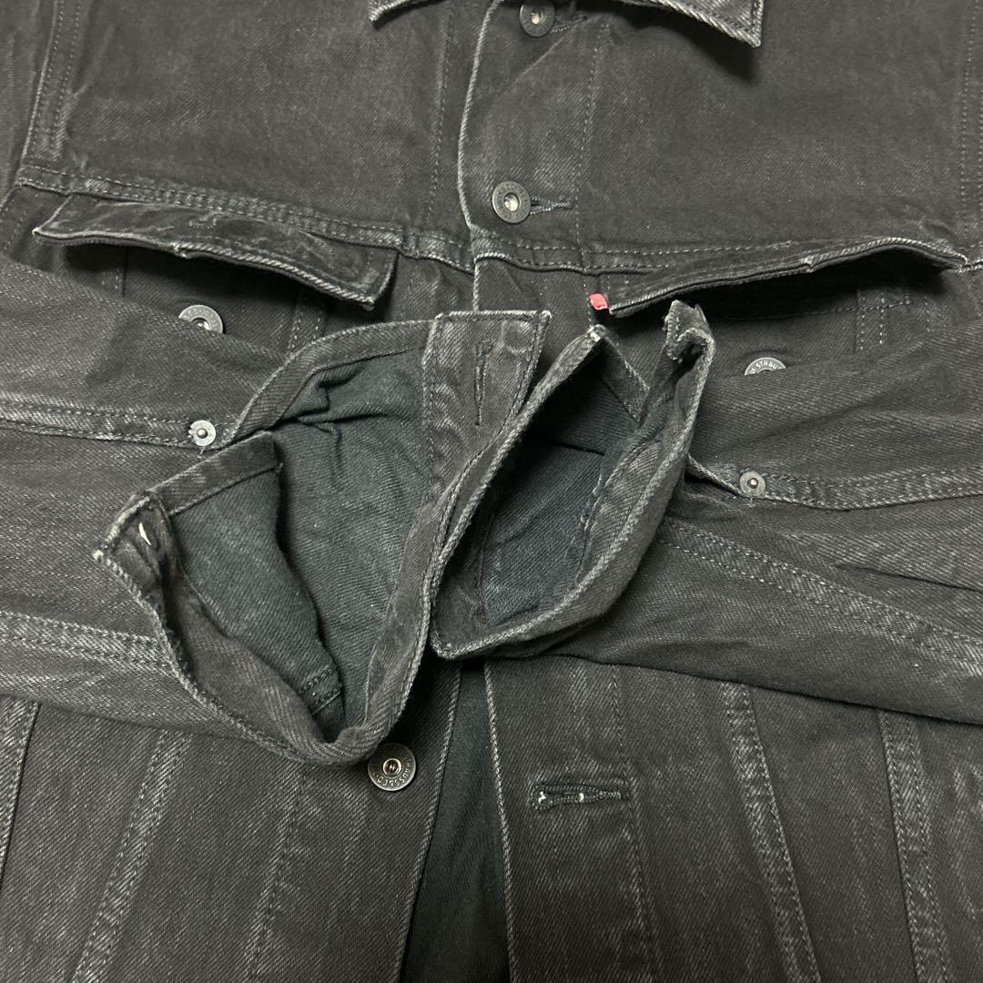 Levi's ブラック デニムジャケット M