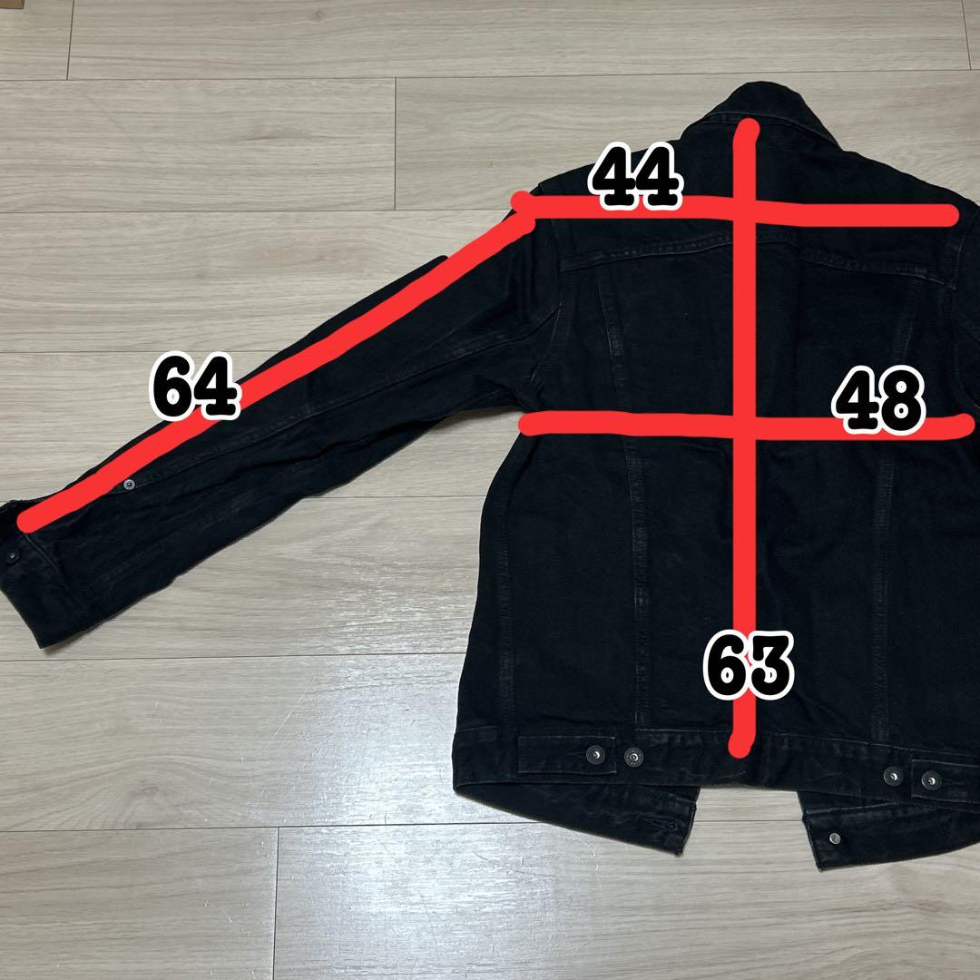 Levi's ブラック デニムジャケット M