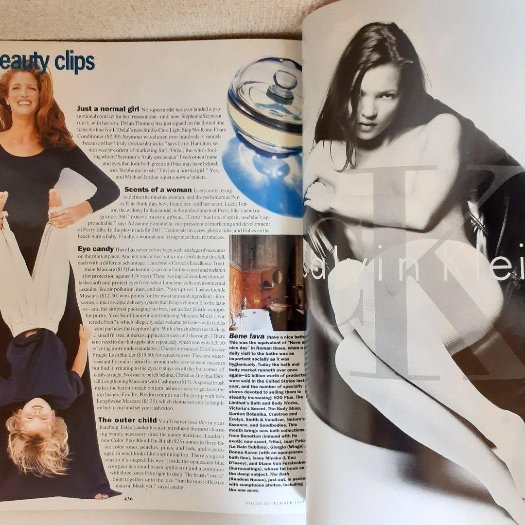vogue US 1993 スーパーモデル満載　洋書