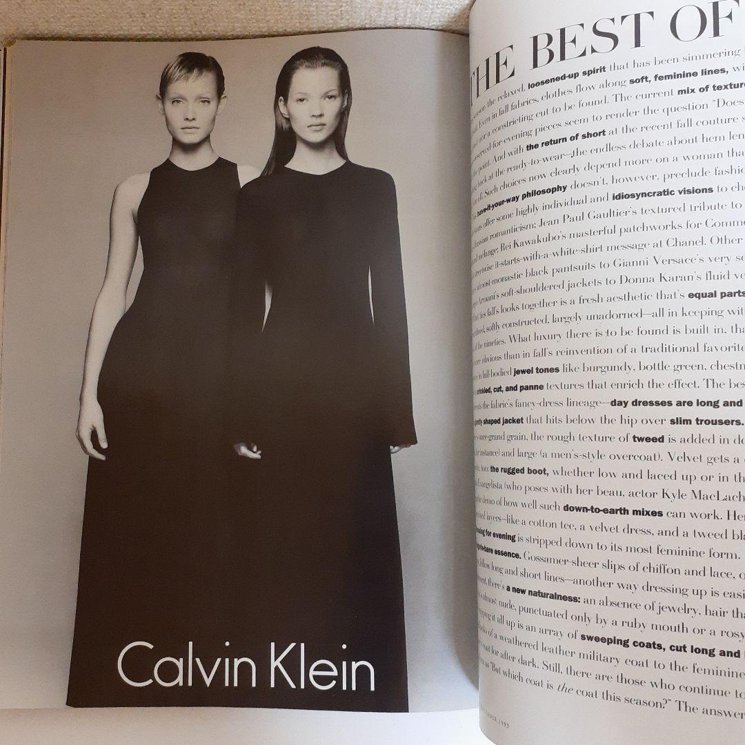 vogue US 1993 スーパーモデル満載　洋書