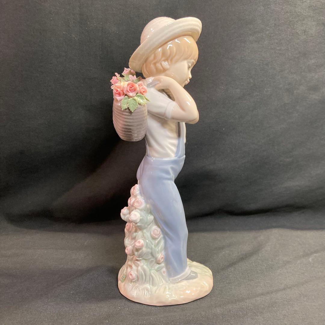 絶版【美品】リヤドロ LLADRO 1286 かごいっぱいのバラ
