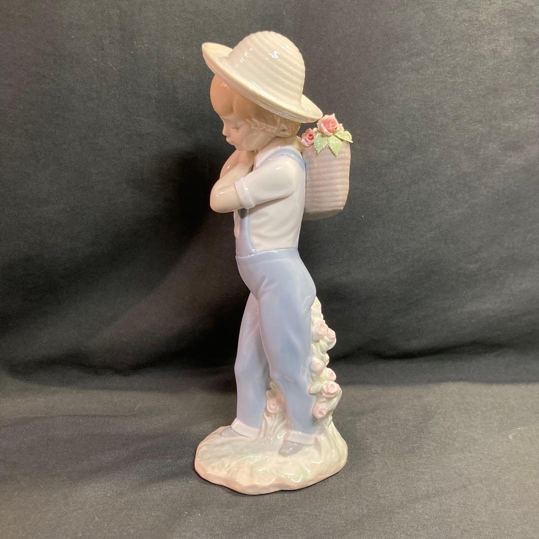絶版【美品】リヤドロ LLADRO 1286 かごいっぱいのバラ