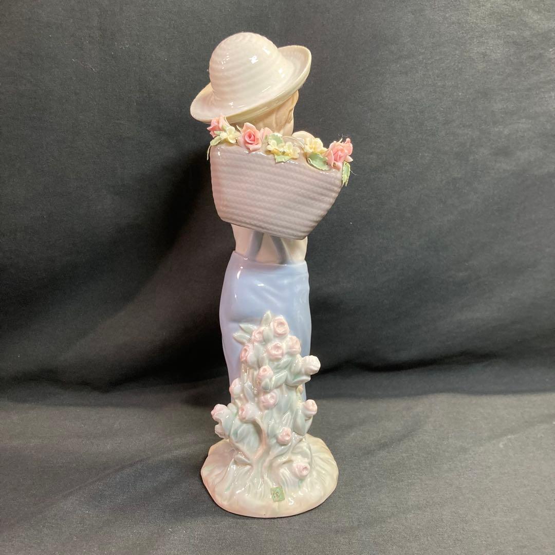 絶版【美品】リヤドロ LLADRO 1286 かごいっぱいのバラ