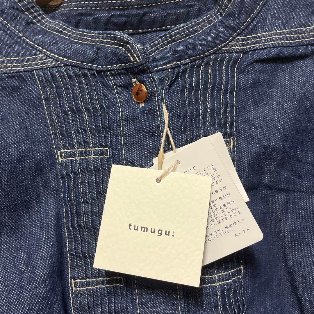 tumugu: ツムグ ライトオンスデニムシャツ