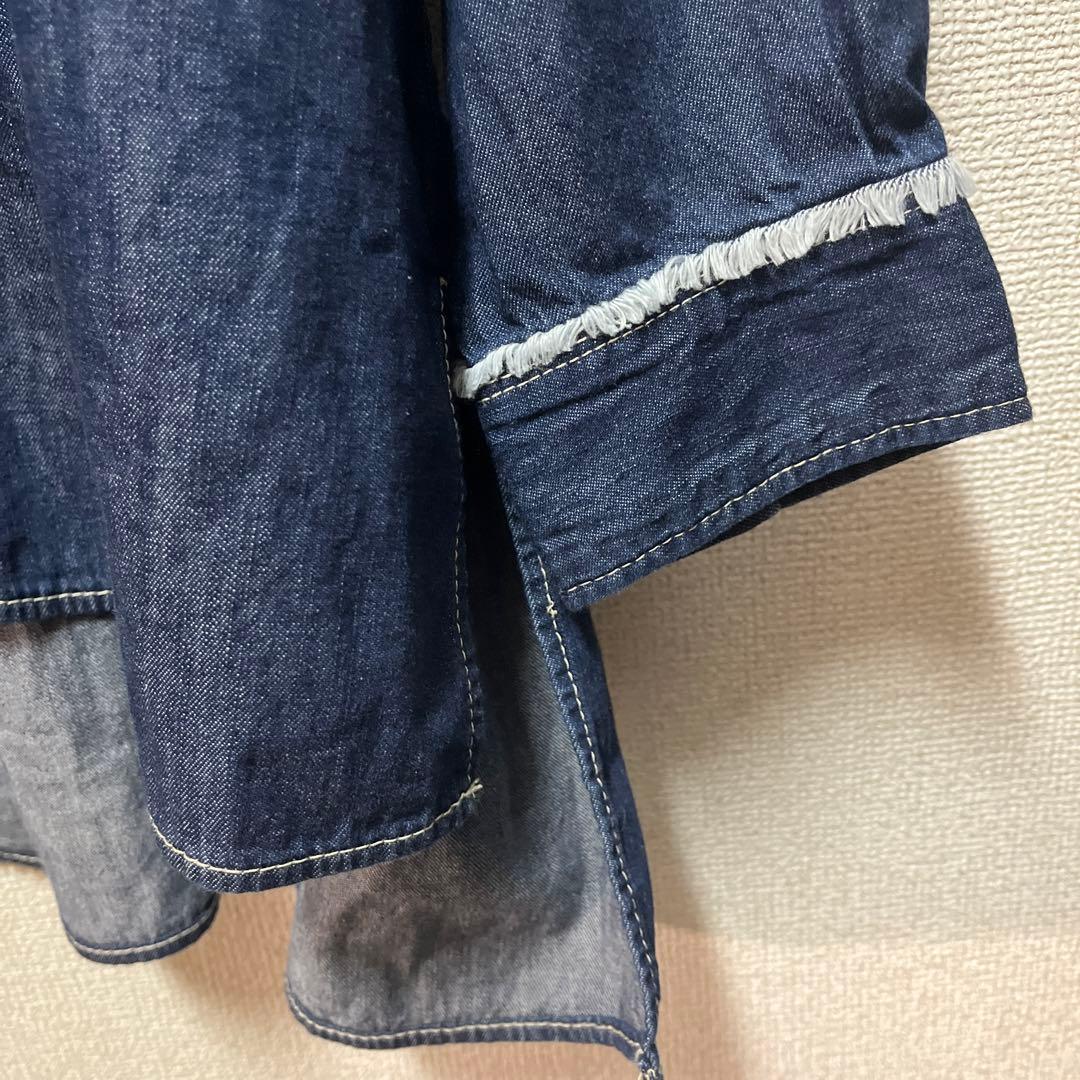 tumugu: ツムグ ライトオンスデニムシャツ