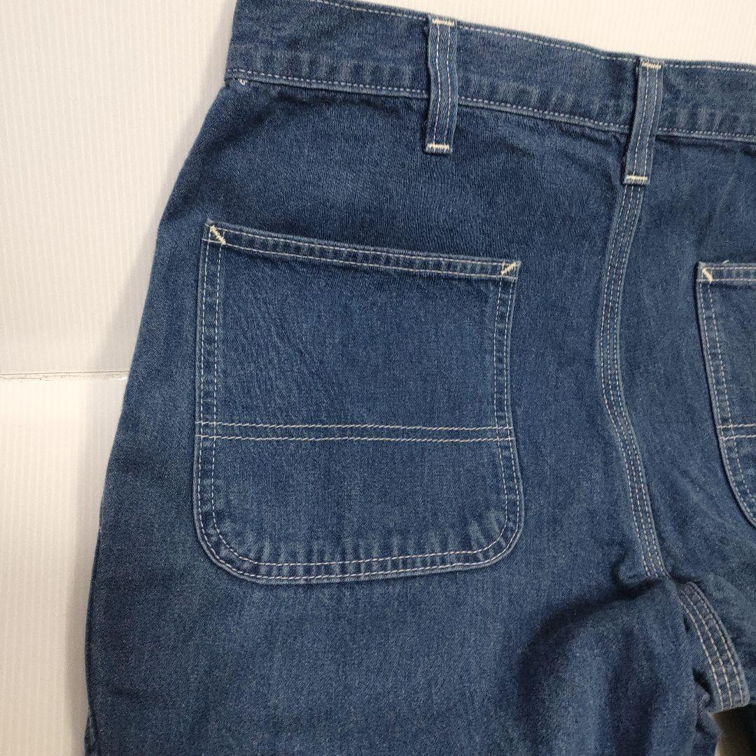【希少】Carhartt 32x32 ワークデニムパンツメキシコ製ストレッチ濃紺