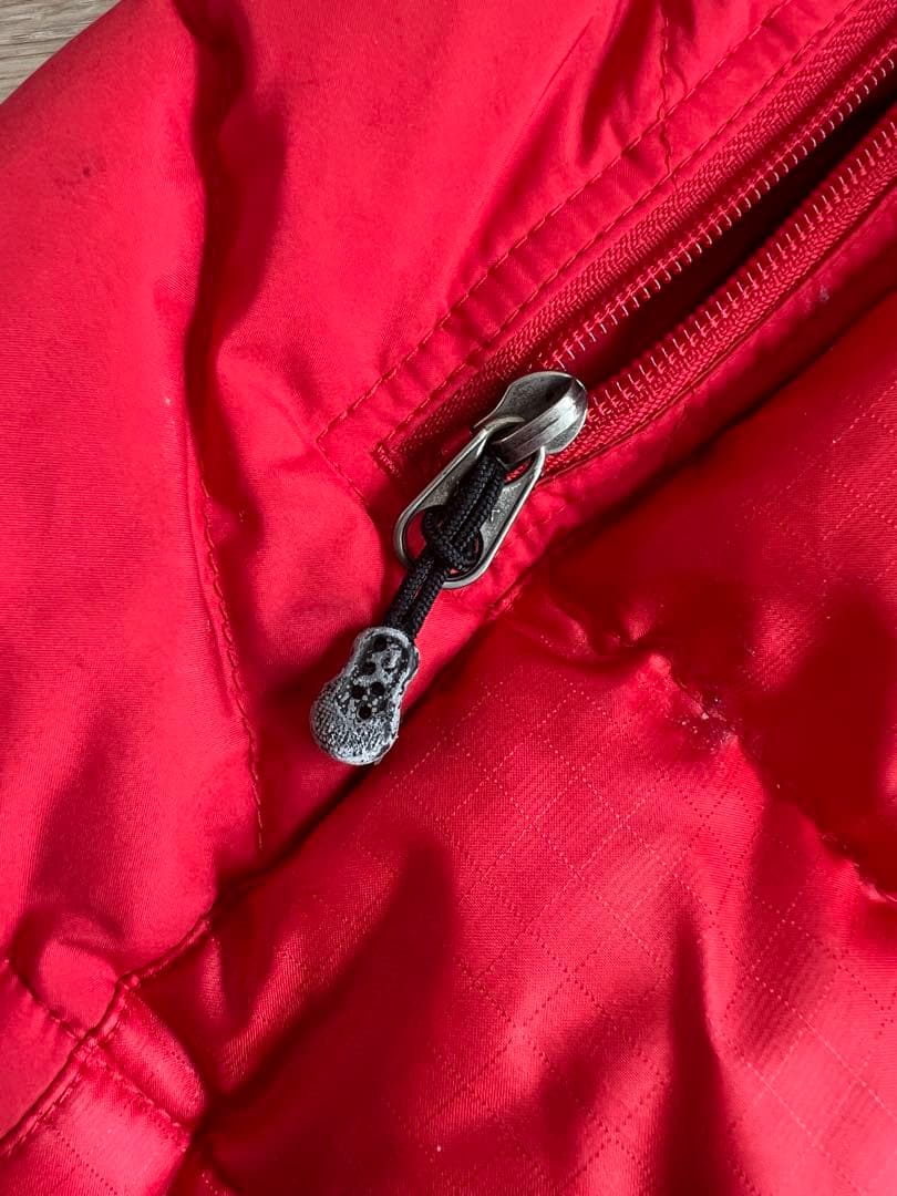 Patagonia 赤 ダウンベスト