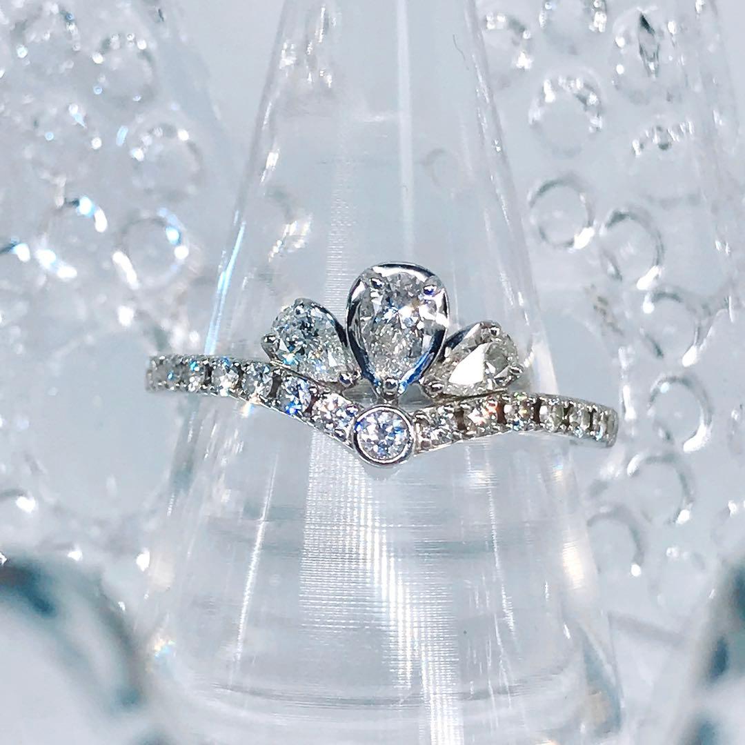 0.51ct モニッケンダム リトルプリンセス ダイヤモンドリング PT900