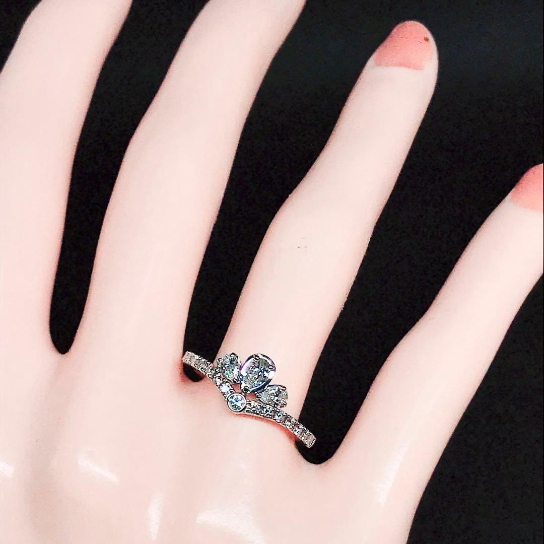 0.51ct モニッケンダム リトルプリンセス ダイヤモンドリング PT900