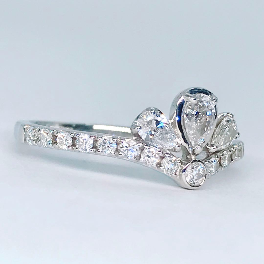 0.51ct モニッケンダム リトルプリンセス ダイヤモンドリング PT900
