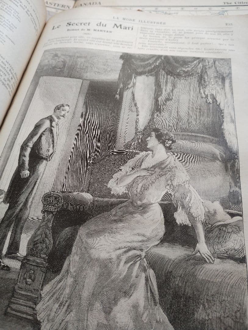 洋書 LA MODE ILLUSTREE ROMANS 1906