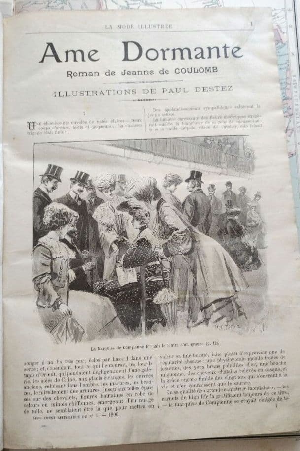 洋書 LA MODE ILLUSTREE ROMANS 1906