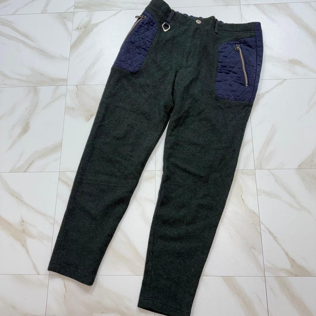 マークアンドロナ ニット切り替え パンツ ゴルフ GOLF 極暖 XL