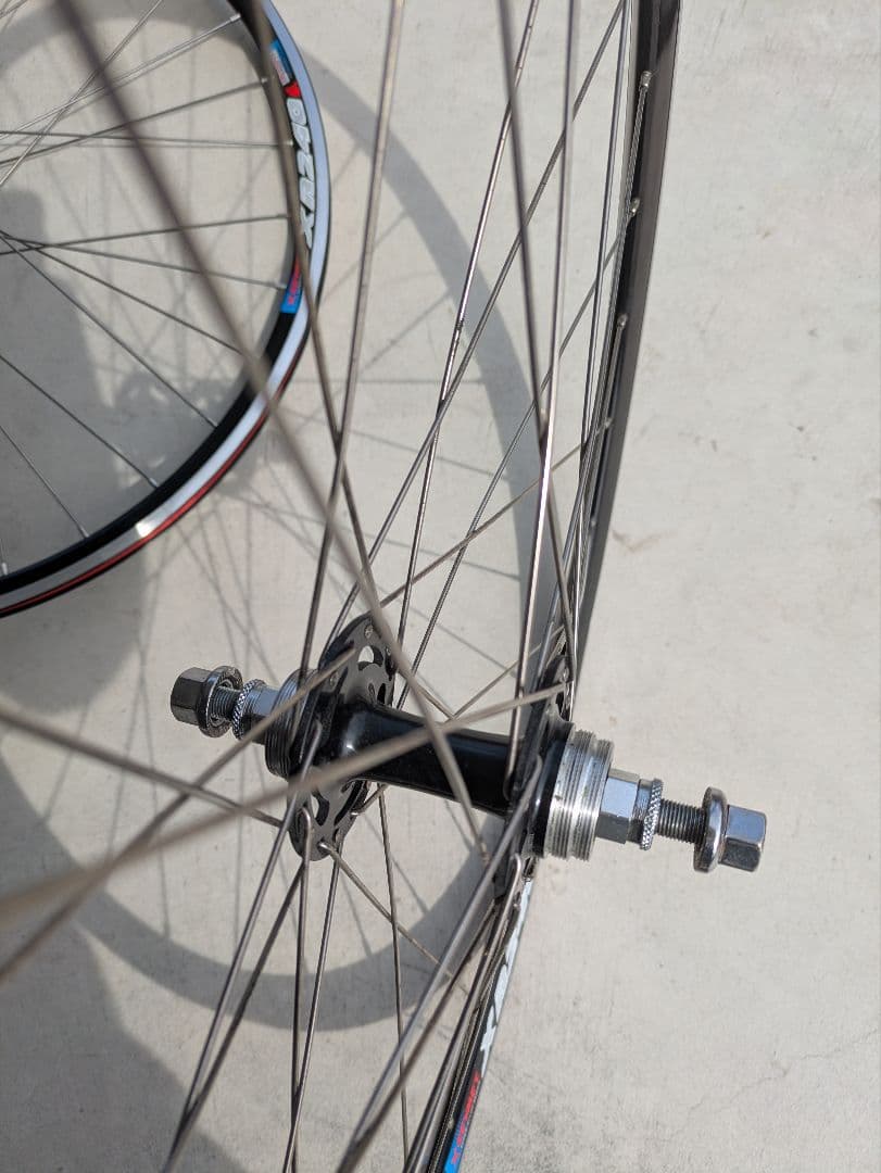 パーツ x-keymet 700c single wheels set 32h