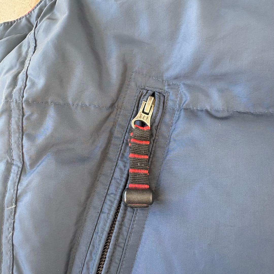 90s OLD GAP ダウンベスト ダウンジャケット 紺タグ リバーシブル 紺