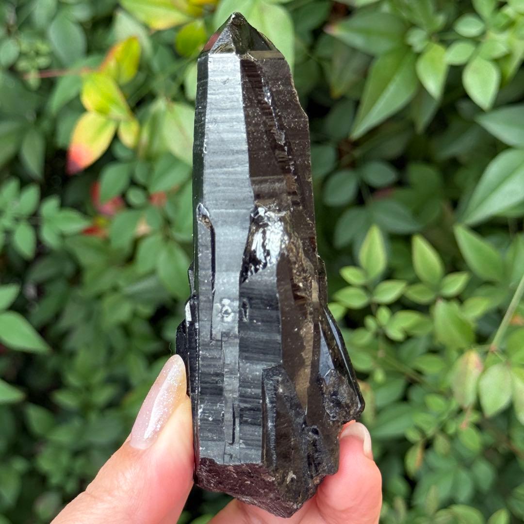 モリオン 黒水晶 天然無処理 原石 MY1280