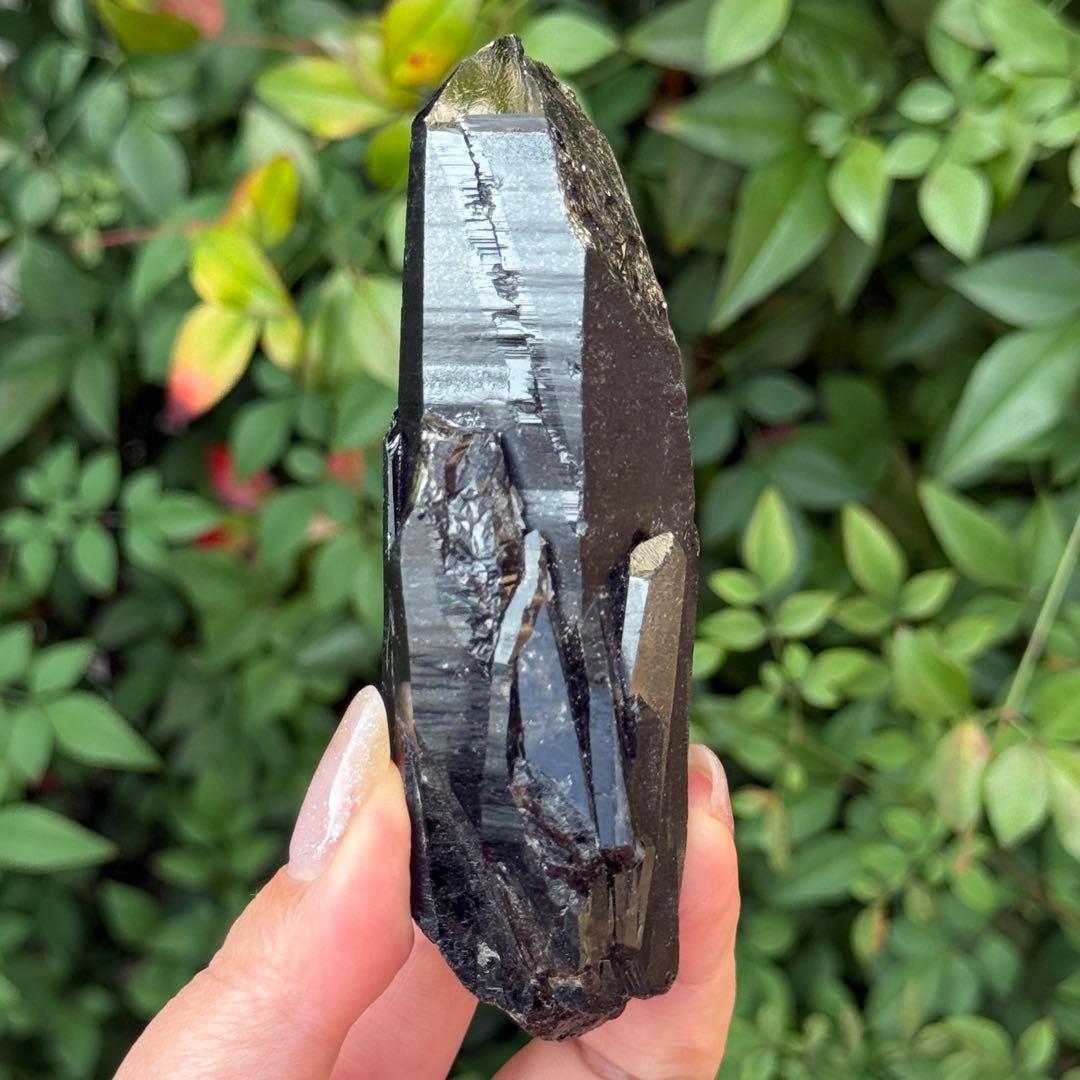 モリオン 黒水晶 天然無処理 原石 MY1280