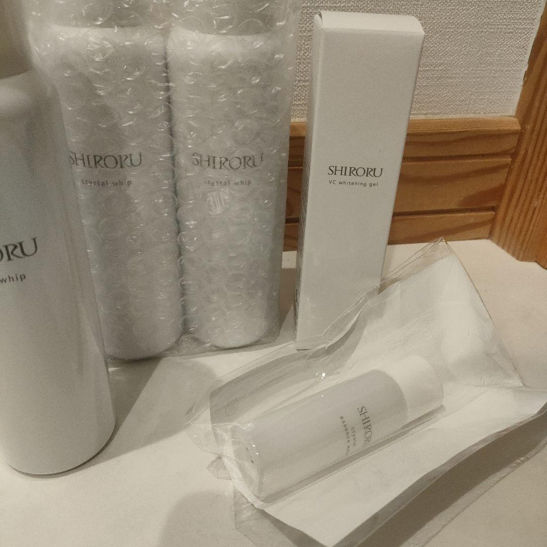 大人気✨シロル SHIRORU クリスタルホイップ 5本入り 泡洗顔他２点セット