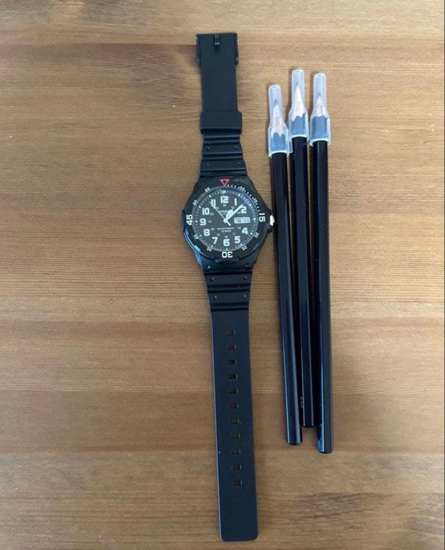 CASIO 腕時計 無地鉛筆 赤本 黒本 共通テスト過去問 セット 2026