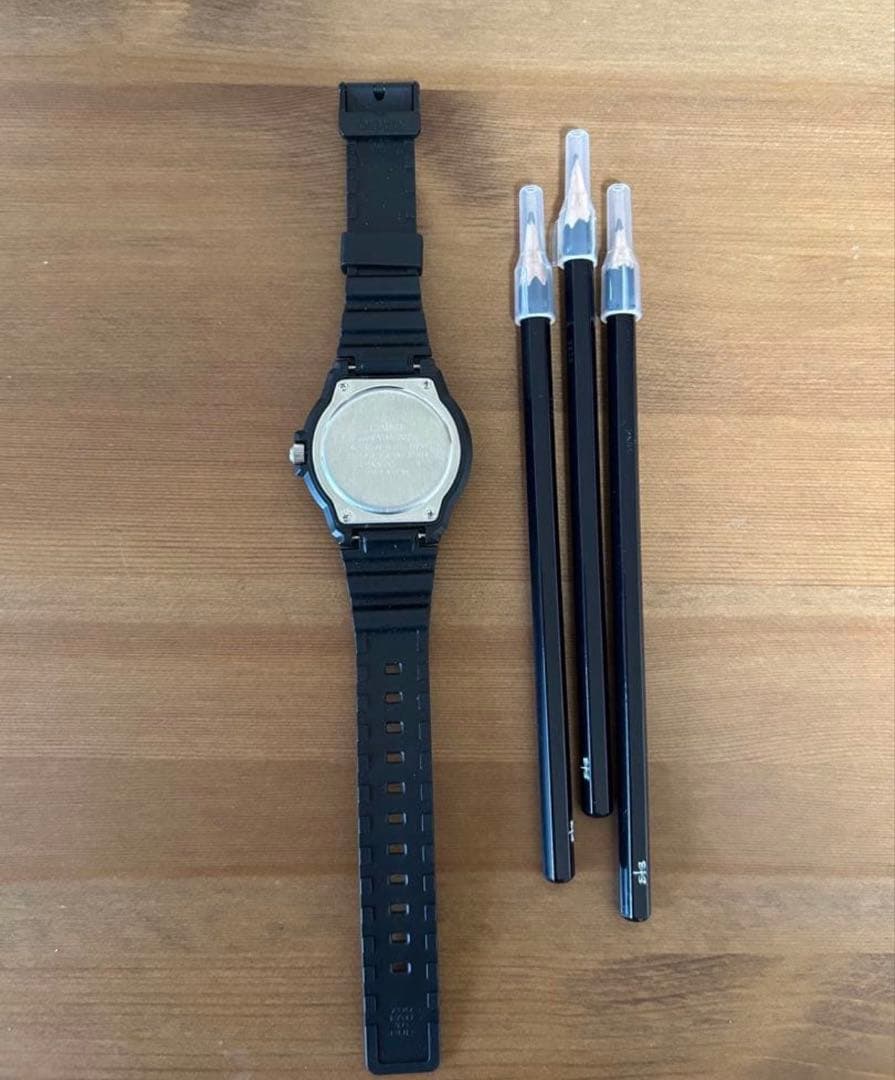CASIO 腕時計 無地鉛筆 赤本 黒本 共通テスト過去問 セット 2026