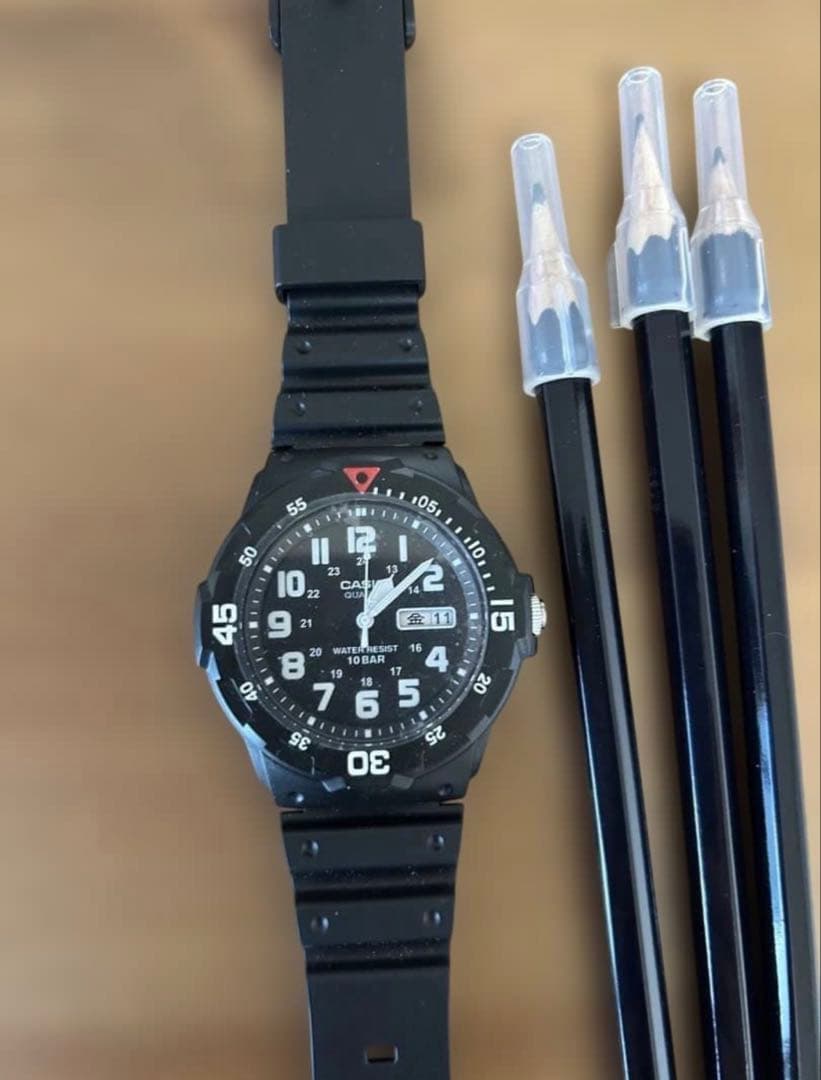 CASIO 腕時計 無地鉛筆 赤本 黒本 共通テスト過去問 セット 2026