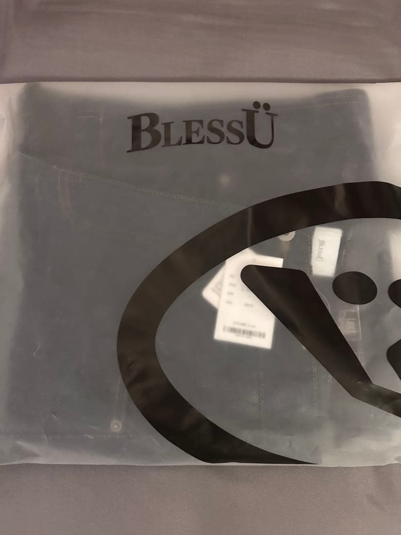 BLESSU ブレスユー ブルーデニム ダブルニー バギーデニム Sサイズ