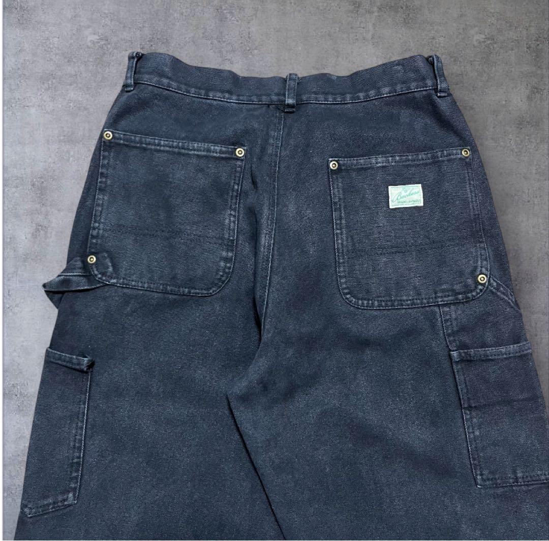 Backersバッカーズ　ダックダブルニーペインターパンツ　ブラック　黒　W30