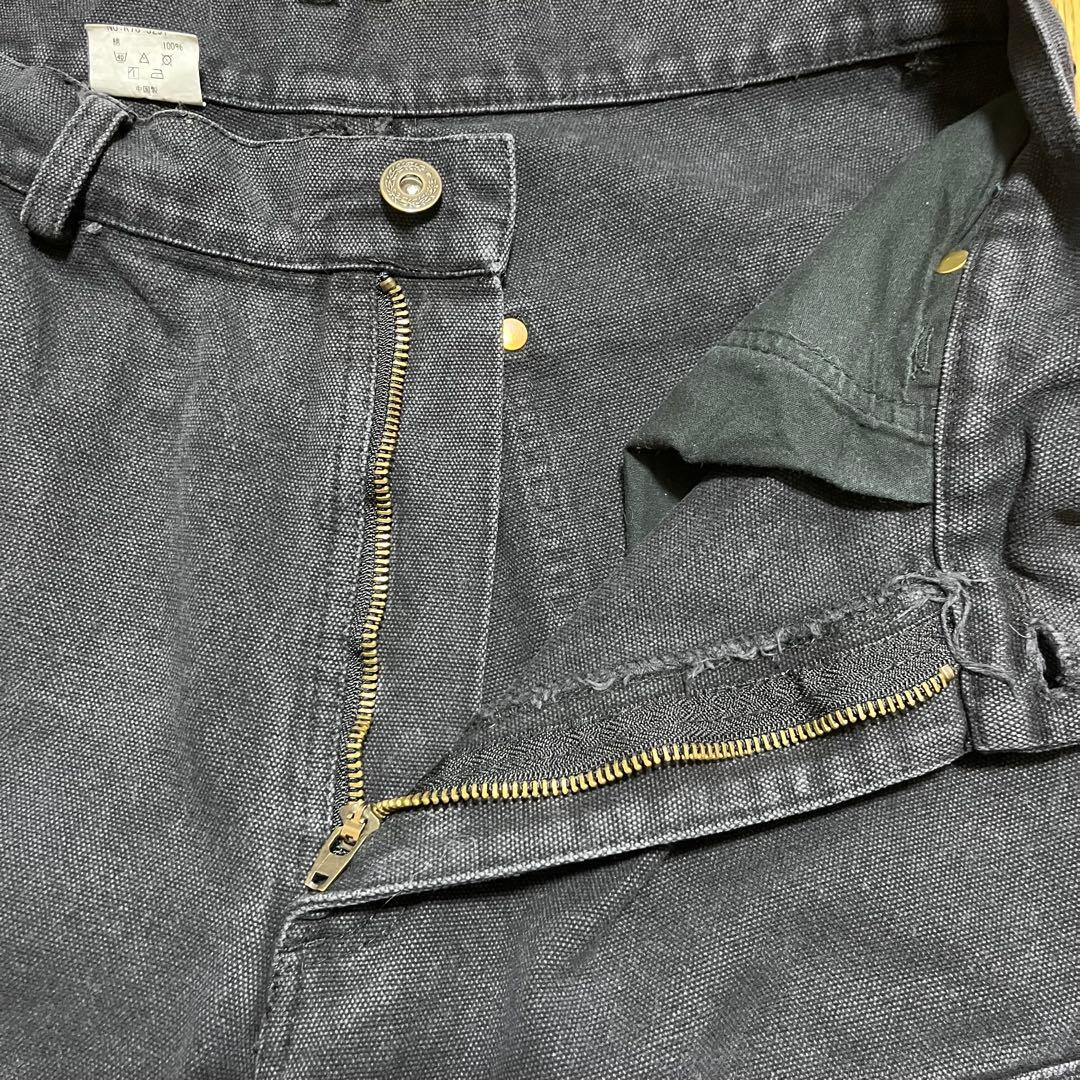Backersバッカーズ　ダックダブルニーペインターパンツ　ブラック　黒　W30